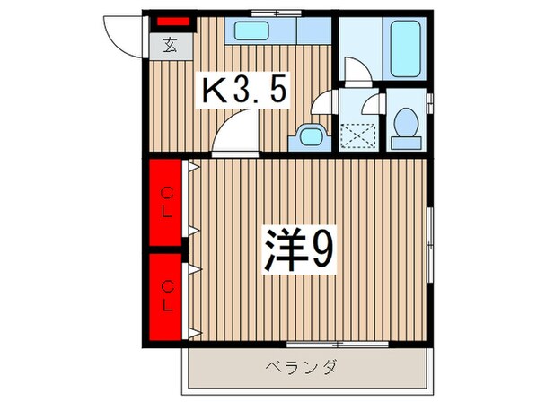 メゾンプレシアの物件間取画像